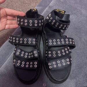 Dr Martens Clarissa II HDW Black Aunt Sally Sandal